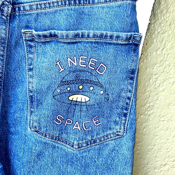 Wild Fable Women's Jeans Super High Rise Wide Leg Cropped Jeans - Picture 5 of 11